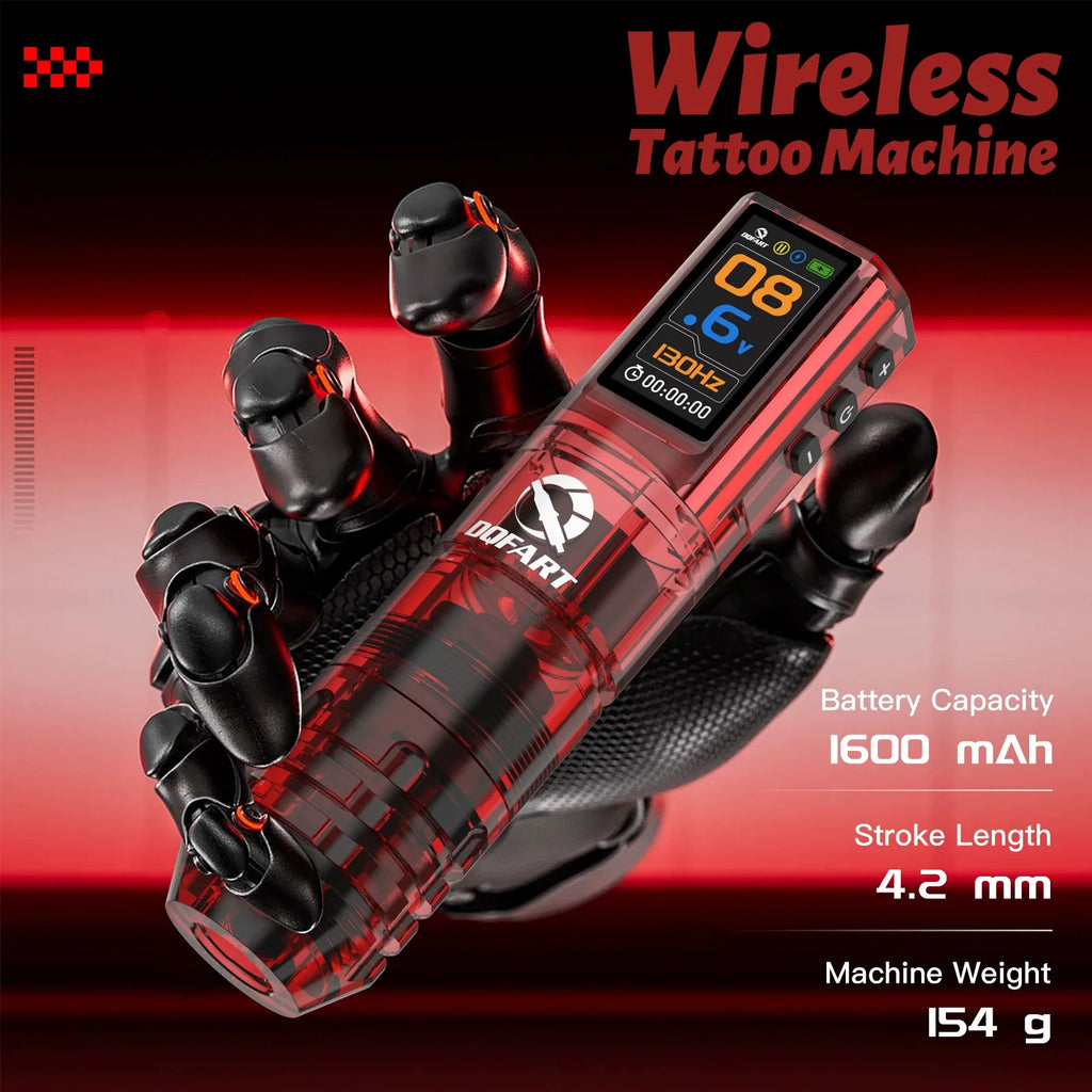 DQFART WTK-247 Wireless Tattoo Pen 1.47 Inch Display product image 3