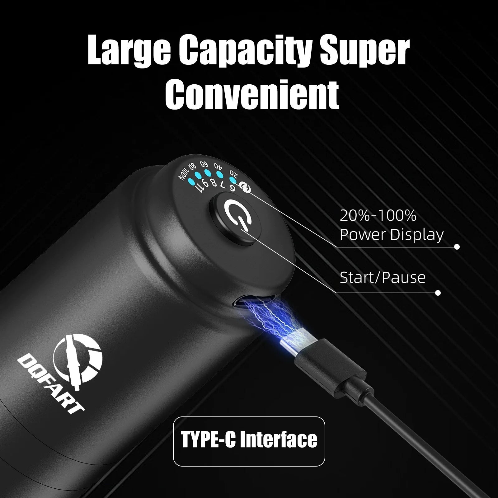 DQFART T4 Wireless Tattoo Pen 1500mAh product image 3