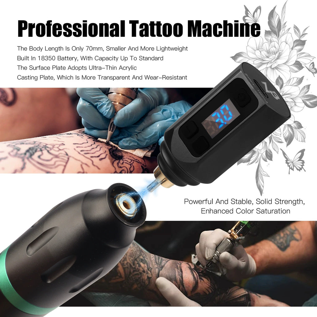 DQFART FT-017 Wireless Tattoo Gun Kit Type-C product image 4