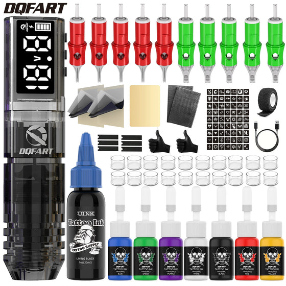 DQFART WTK-254 P1 Wireless Tattoo Pen and Kit product image 4