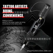 DQFART PS-02 Wireless Tattoo Power Supply DC RCA for Tattoo Machines