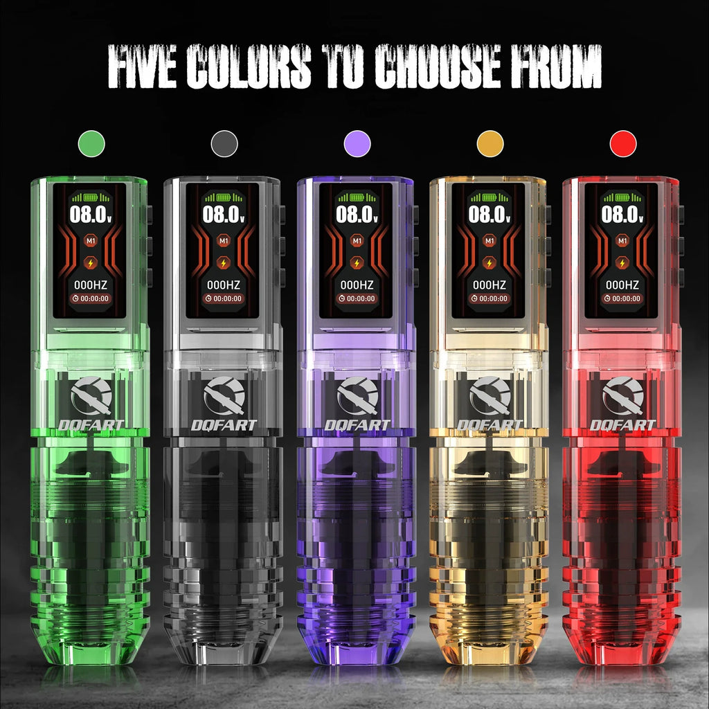 DQFART Acrylic Color Screen Wireless Tattoo Pen 1600mAh product image 4