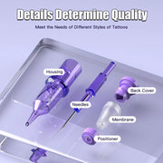 DQFART T4 Wireless Tattoo Gun Kit with Ink and 10 Cartridges product image 4
