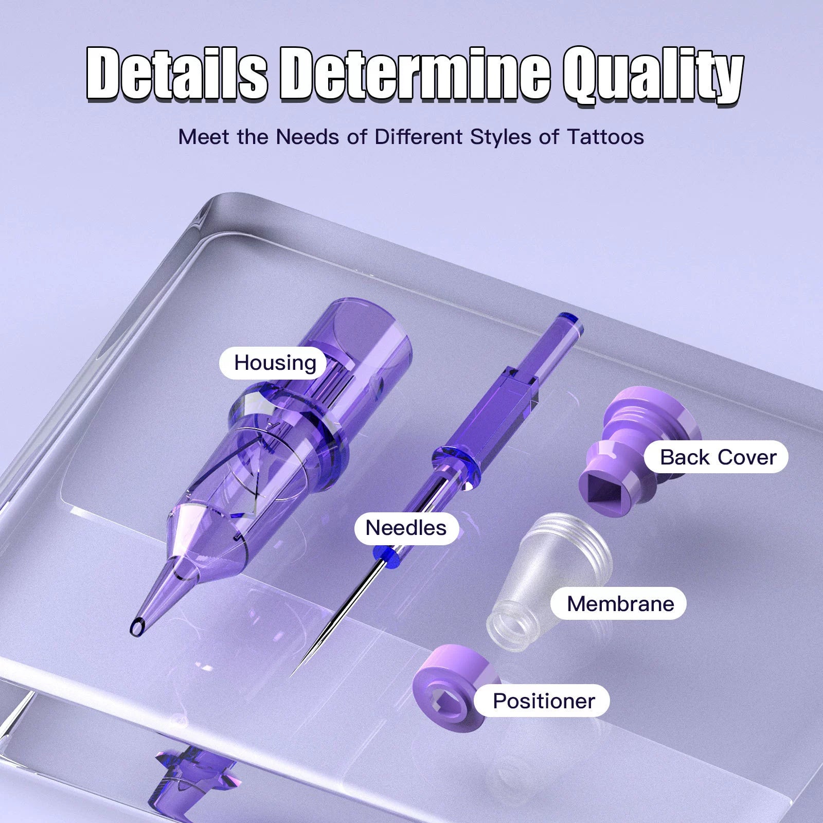 DQFART T4 Wireless Tattoo Gun Kit with Ink and 10 Cartridges product image 4
