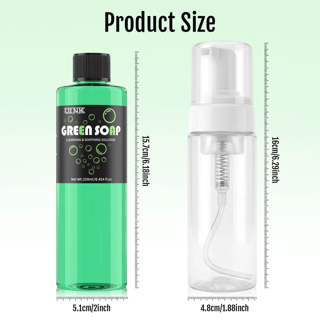 UINK Green Soap 250ml Tattoo Cleaning Set product image 4