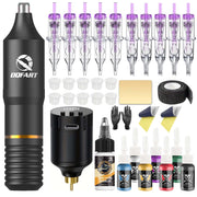 DQFART Mini Wireless Tattoo Gun Kit with Purple Needles product image 4