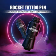 DQFART Rocket Short Wired Tattoo Gun Pen Machine RCA for Studio Use