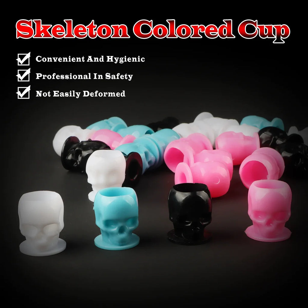 Skull Tattoo Ink Cups 100 Pack and 20 Pack product image 4