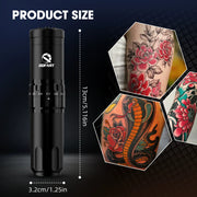 DQFART WTK-244K Adjustable Stroke Wireless Tattoo Gun Kit product image 4