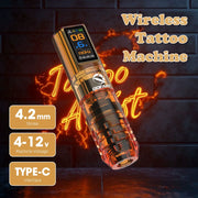 DQFART WTK-247 Wireless Tattoo Gun Pen Machine 1.47 Inch Display