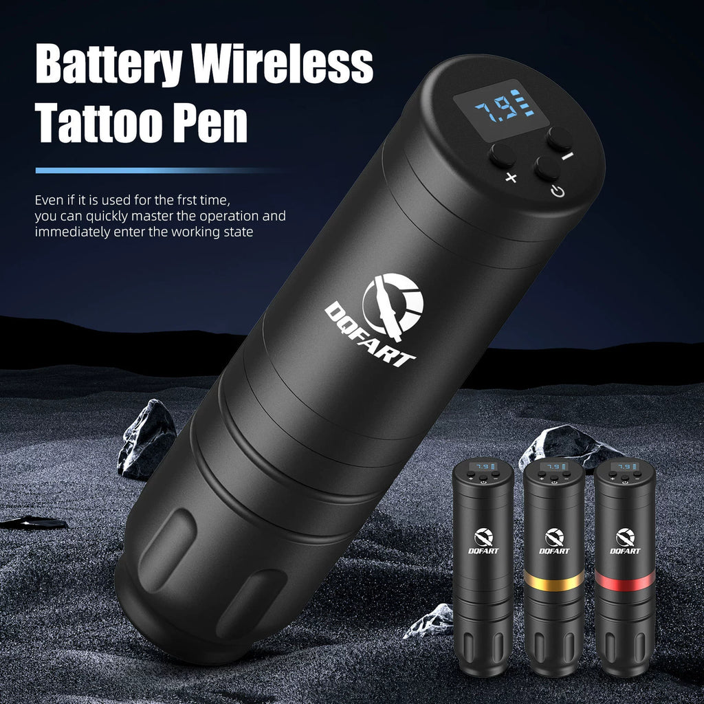 DQFART WTK-131 T1 Wireless Tattoo Gun Kit with Ink product image 4