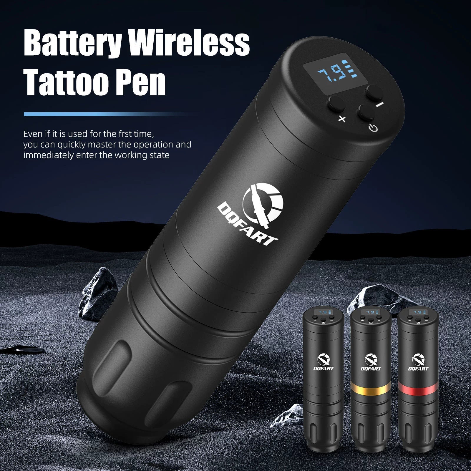 DQFART WTK-131 T1 Wireless Tattoo Gun Kit with Ink product image 4