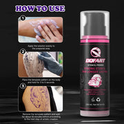 DQFART Tattoo Transfer Gel 250ml 8.4oz for Tattoo Stencils
