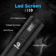 DQFART T5 Wireless Tattoo Gun Pen Machine LED Display 2000mAh