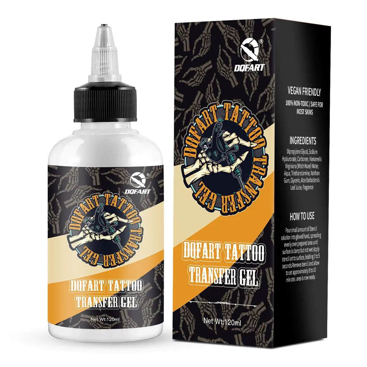 DQFART Tattoo Transfer Gel 15ml and 120ml product image 5