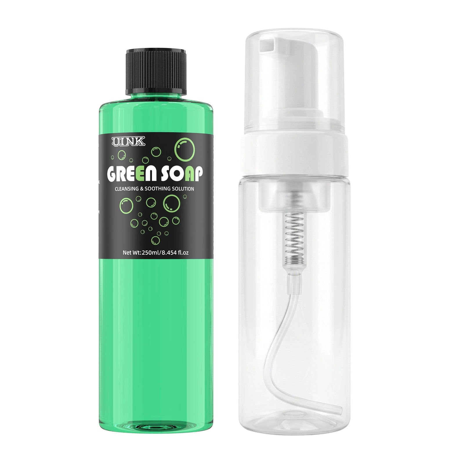 UINK Green Soap 250ml with Foam Bottle Kit product image 5
