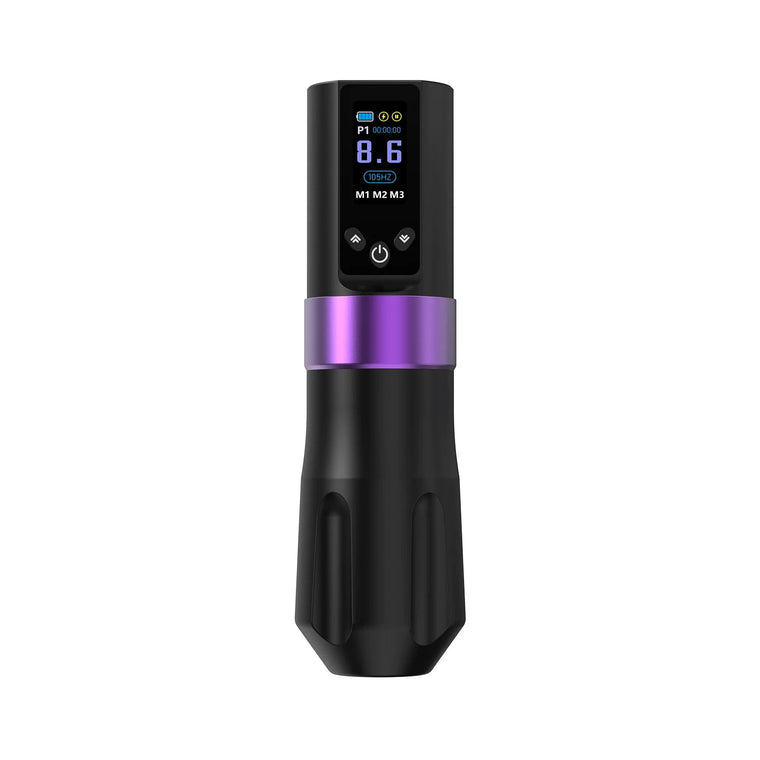 DQFART T6 Wireless Tattoo Gun Pen Machine Color Screen