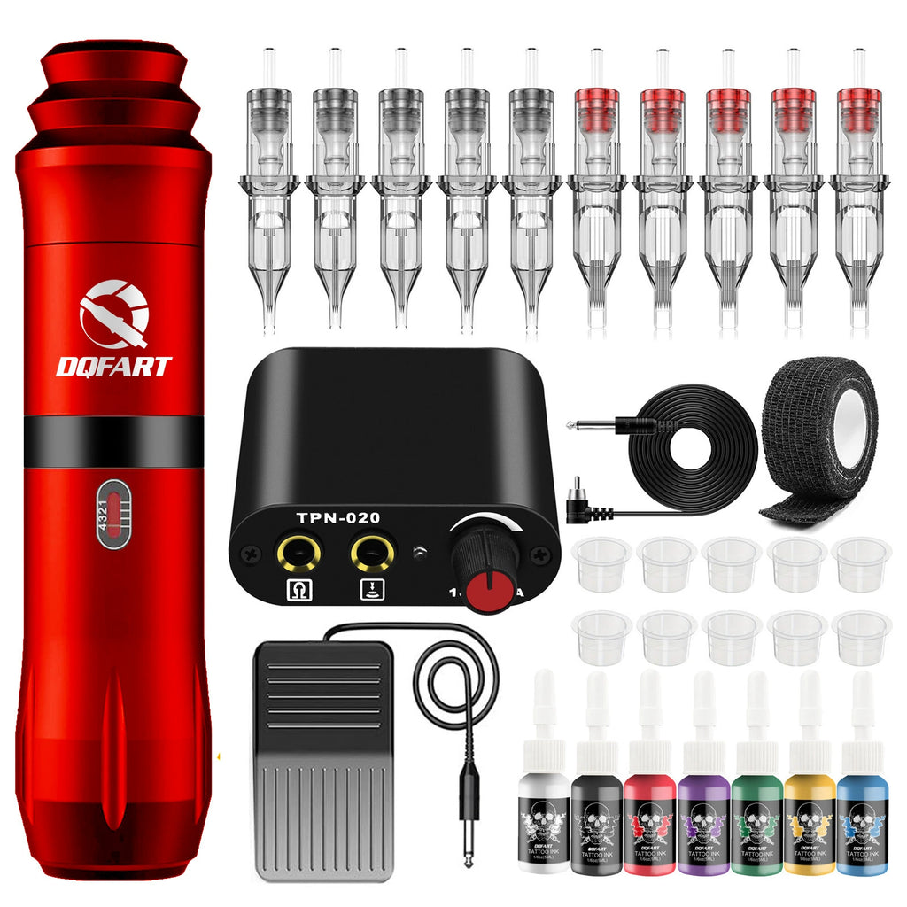 DQFART Rocket V8 Tattoo Gun Kit with Ink product image 5