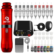 DQFART Rocket V8 Tattoo Gun Kit with Ink for Tattoo Artists