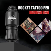 DQFART Rocket Short Pen Tattoo Gun Kit with Ink for Tattoo Artists