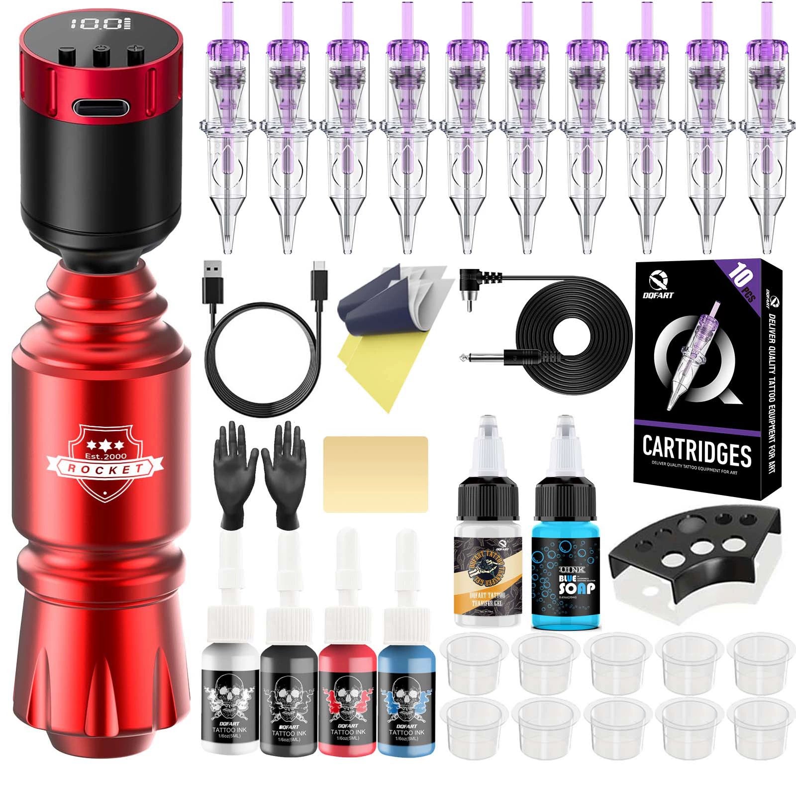 DQFART WTK-137 Rocket Short Pen Kit, Battery and Parts product image 5